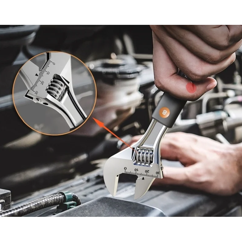 Ключ разводной Deli HT1508C - фото 5