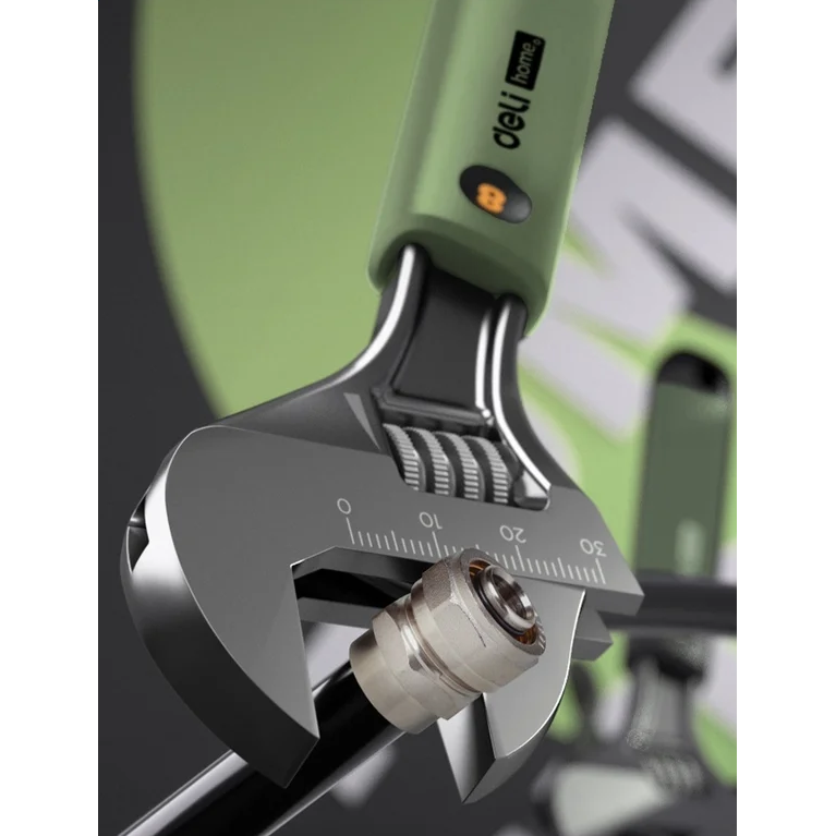 Ключ разводной Deli HT1508L - фото 3