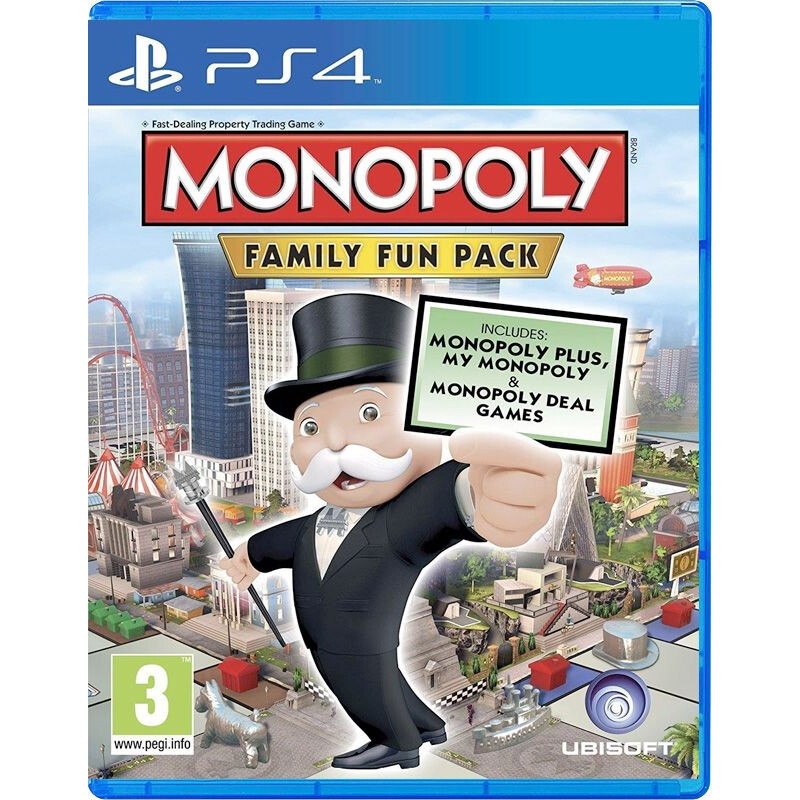 Игра Monopoly Family Fun Pack для Sony PS4 - 3307215802038
