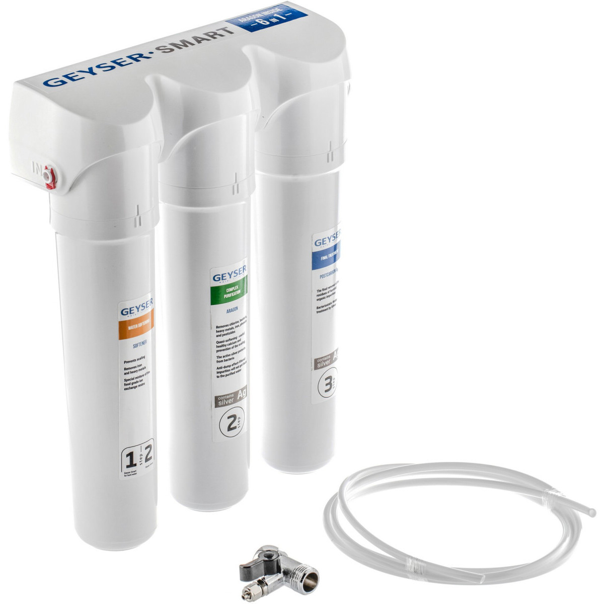 Фильтр для воды ГЕЙЗЕР Смарт (16028) - фото 4