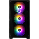 Корпус 1STPLAYER FIREBASE X2-M Black (X2-M-BK-4F1)