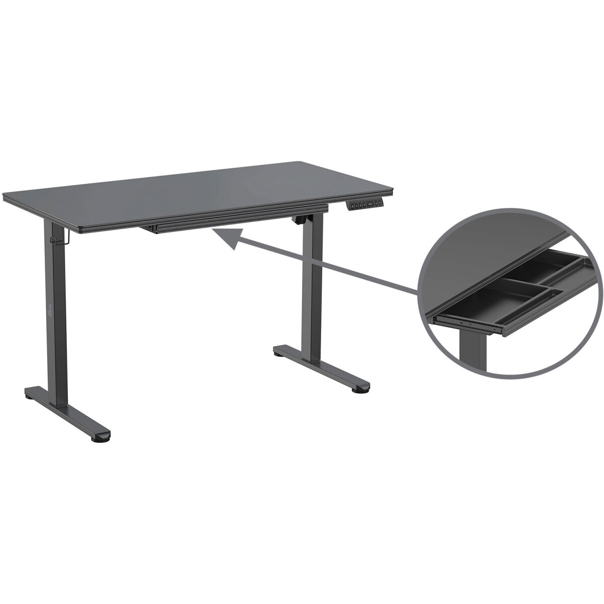 Компьютерный стол Ritmix TBL-1207S Black - фото 6