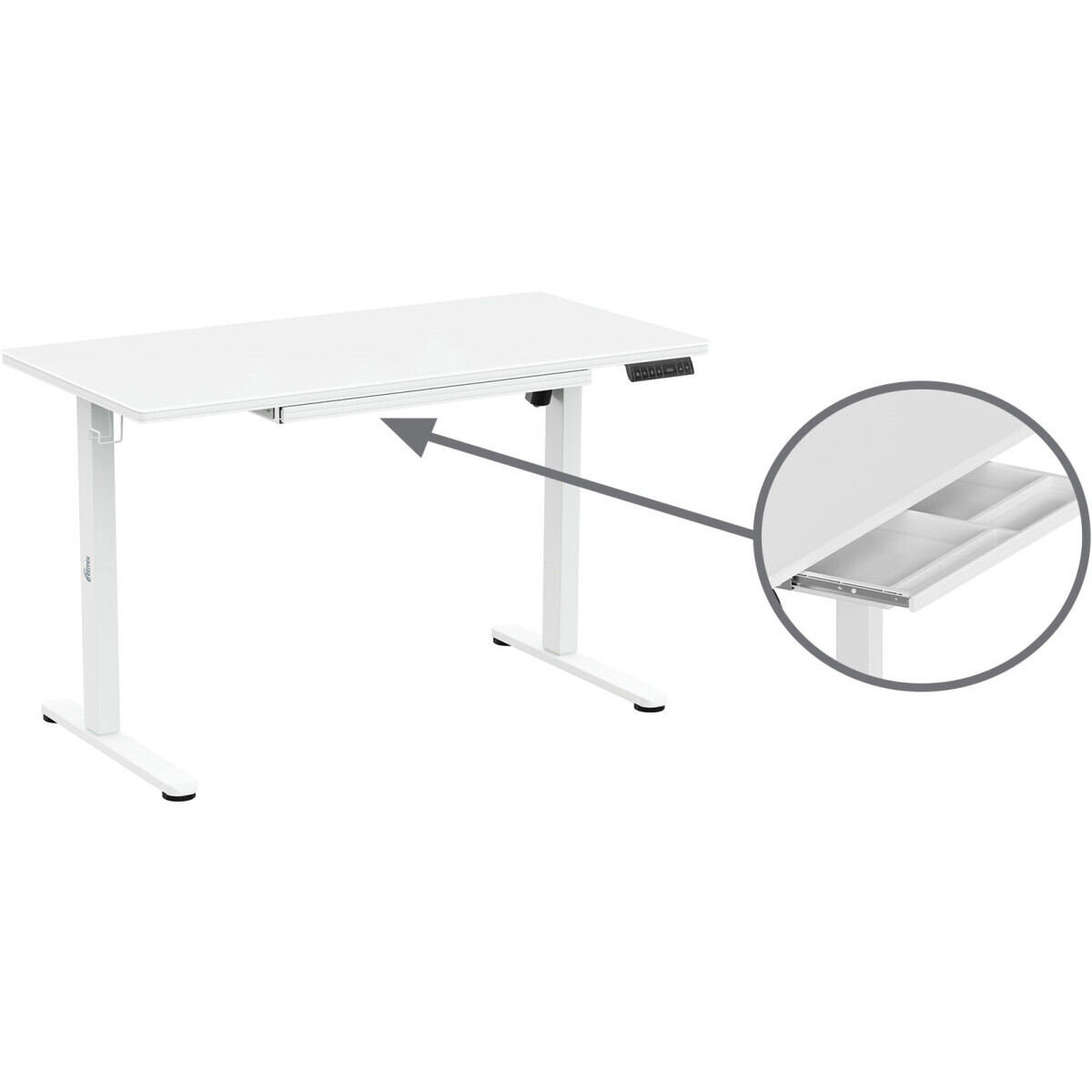 Компьютерный стол Ritmix TBL-1207S White - фото 6