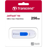USB Flash накопитель 256Gb Transcend JetFlash 790 White (TS256GJF790W)