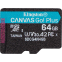 Карта памяти 64Gb MicroSD Kingston Canvas Go! Plus (SDCG4/64GBSP) - фото 2