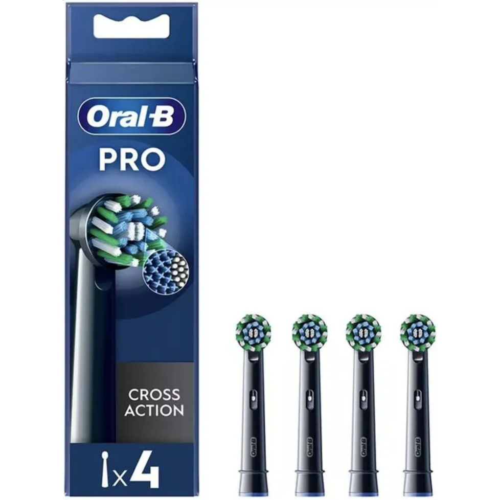 Насадка для зубной щётки Oral-B EB50RX-4 Pro Cross Action Black, 4 шт. - фото 4