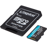 Карта памяти 512Gb MicroSD Kingston Canvas Go! Plus + SD адаптер (SDCG4/512GB)