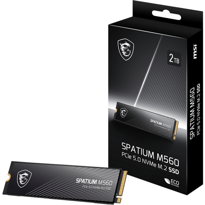 Накопитель SSD 1Tb MSI SPATIUM M560 (SPATIUM M560 PCIe 5.0 NVMe M.2 1TB) - S78-440L0F0-P83 - фото 5