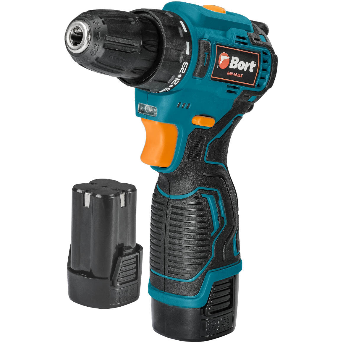 Дрель-шуруповёрт Bort BAB-16-BLK - 93414868