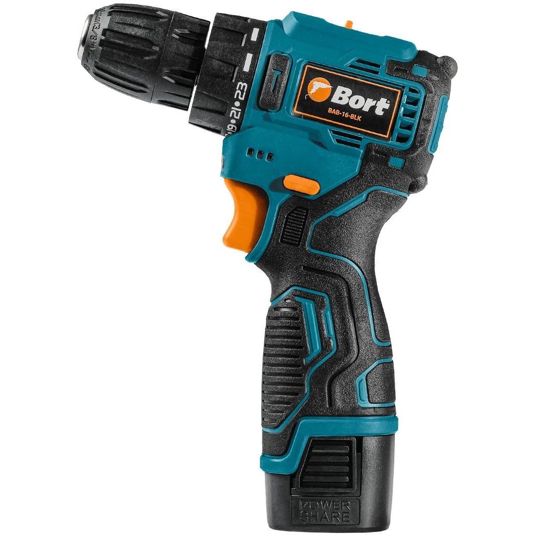 Дрель-шуруповёрт Bort BAB-16-BLK - 93414868 - фото 2