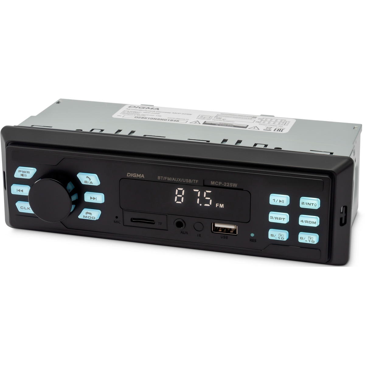 Автомагнитола Digma MCP-225W - фото 4