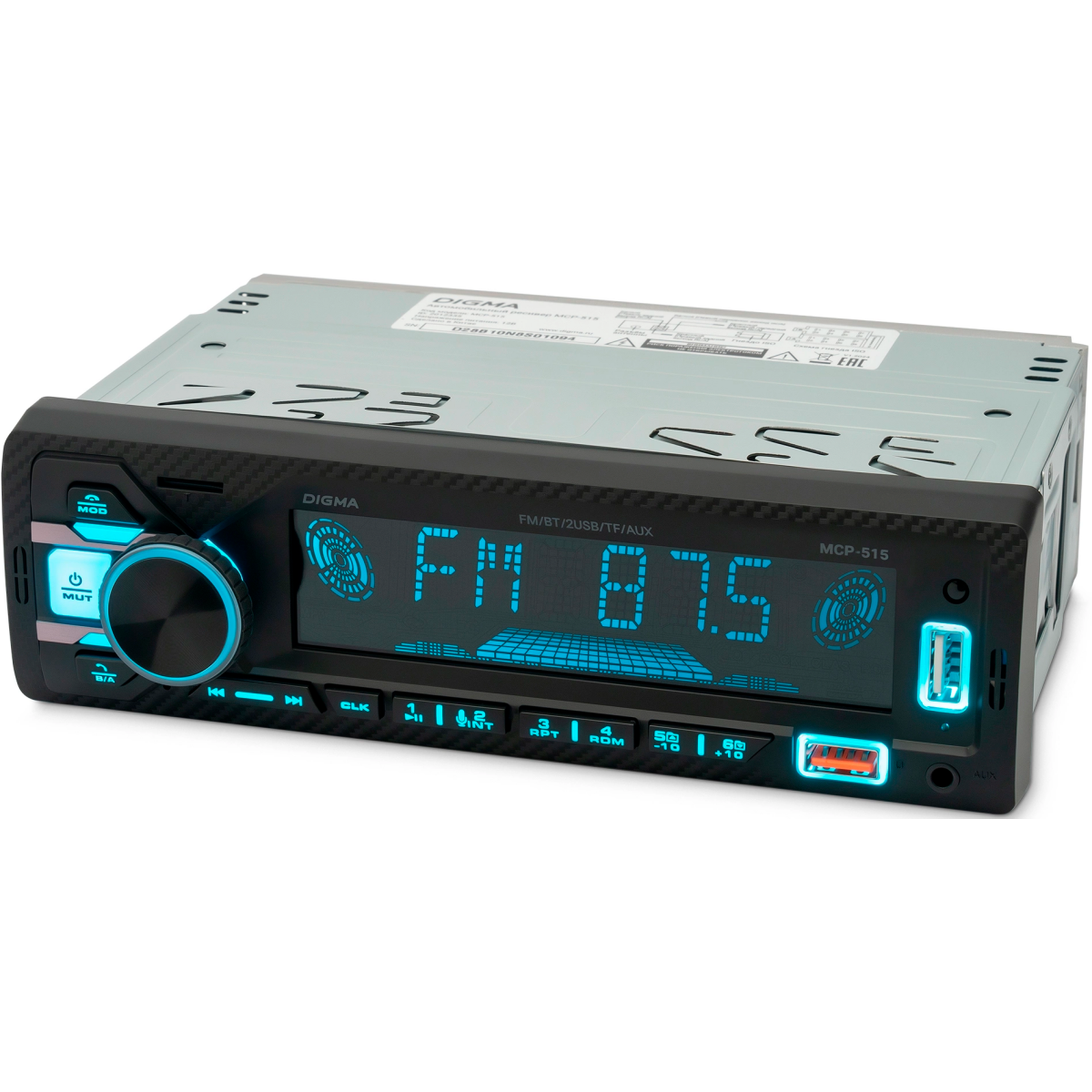 Автомагнитола Digma MCP-515 - фото 6