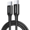 Кабель USB Type-C - USB Type-C, 1м, UGREEN L502 Black - 65249