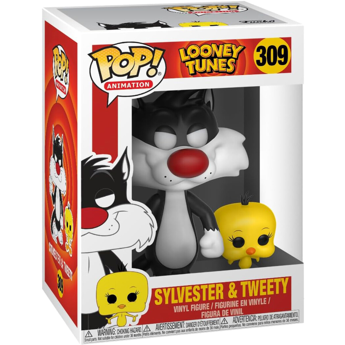 Фигурка Funko POP! Animation Looney Tunes Sylvester & Tweety - 21975 - фото 2