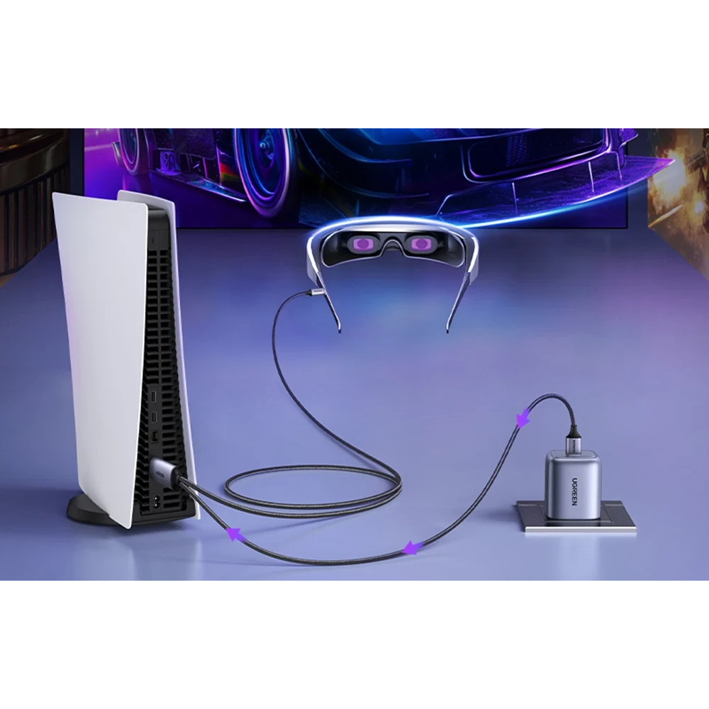 Кабель USB Type-C - HDMI/USB, UGREEN CM773 - 35984A - фото 4