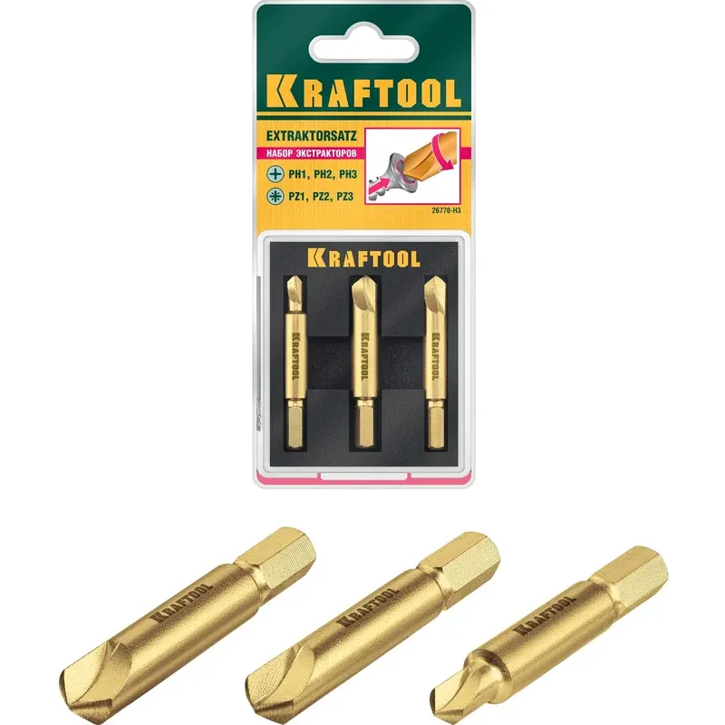 Набор экстракторов KRAFTOOL 26770-H3 - фото 3