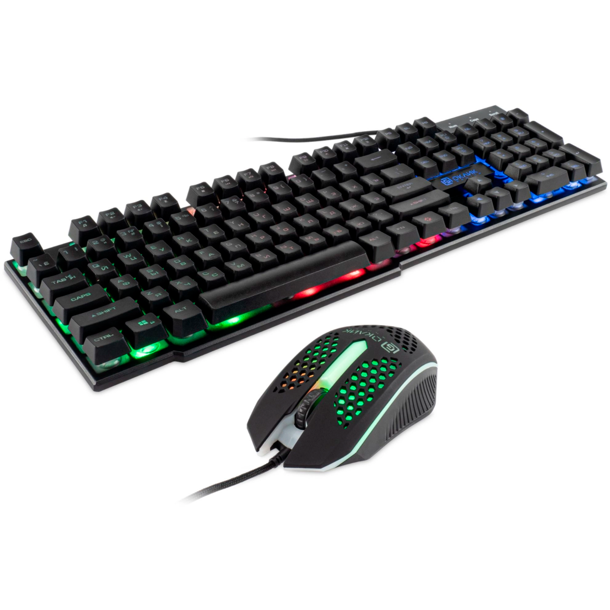 Клавиатура + мышь Oklick 400GMK Black - 1546779 - фото 4