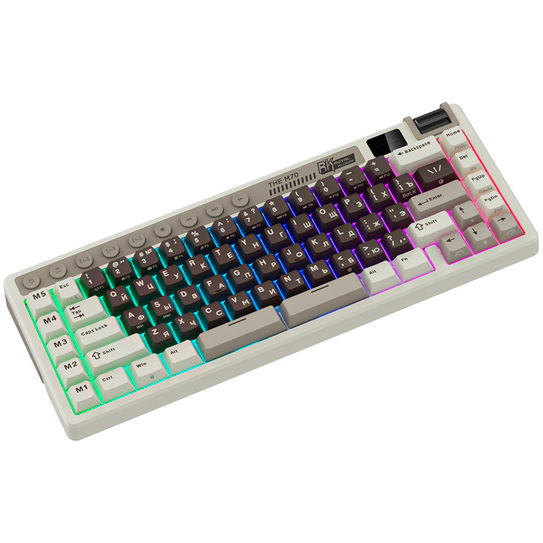 Клавиатура Royal Kludge M70 Mokko Grey (Cream Switch) - 6935280827112 - фото 6