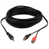 Кабель 3.5 Jack (M) - 2x RCA (M), 10м, Rexant 17-4207