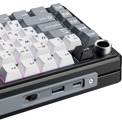 Клавиатура Royal Kludge L75 Knight Black (Beige Switch) - 6935280827082 - фото 8