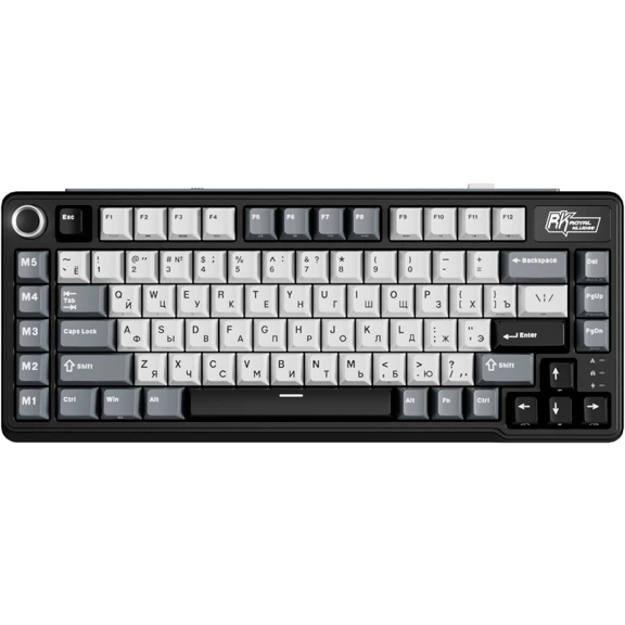 Клавиатура Royal Kludge L75 Knight Black (Cream Switch) - 6935280827075 - фото 2