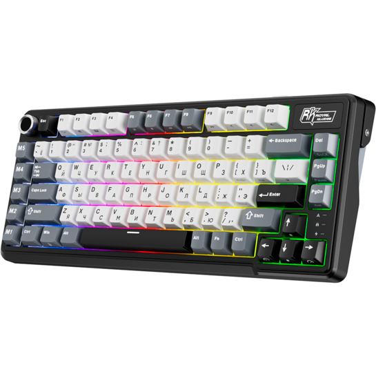 Клавиатура Royal Kludge L75 Knight Black (Cream Switch) - 6935280827075 - фото 3