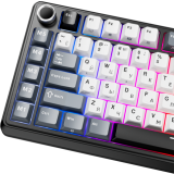 Клавиатура Royal Kludge L75 Knight Black (Cream Switch) (6935280827075)