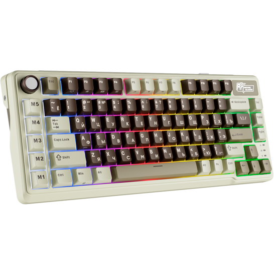 Клавиатура Royal Kludge L75 Mokko Grey (Beige Switch) - 6935280827068 - фото 4