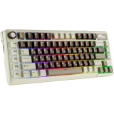 Клавиатура Royal Kludge L75 Mokko Grey (Cream Switch) (6935280827051)