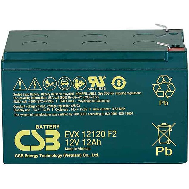 Аккумуляторная батарея CSB EVX 12120 F2
