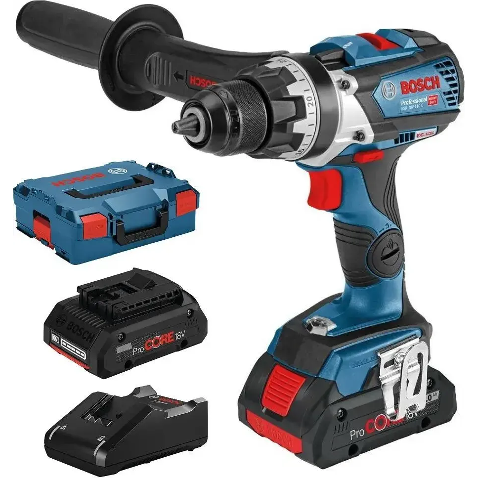 Дрель-шуруповёрт Bosch GSR 18V-110 (06019G010C) - фото 2