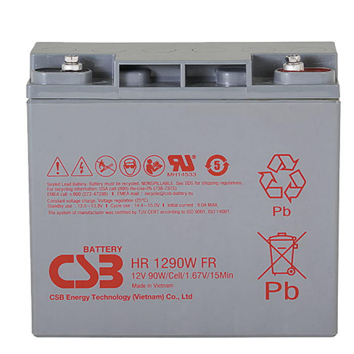 Аккумуляторная батарея CSB HR1290W FR