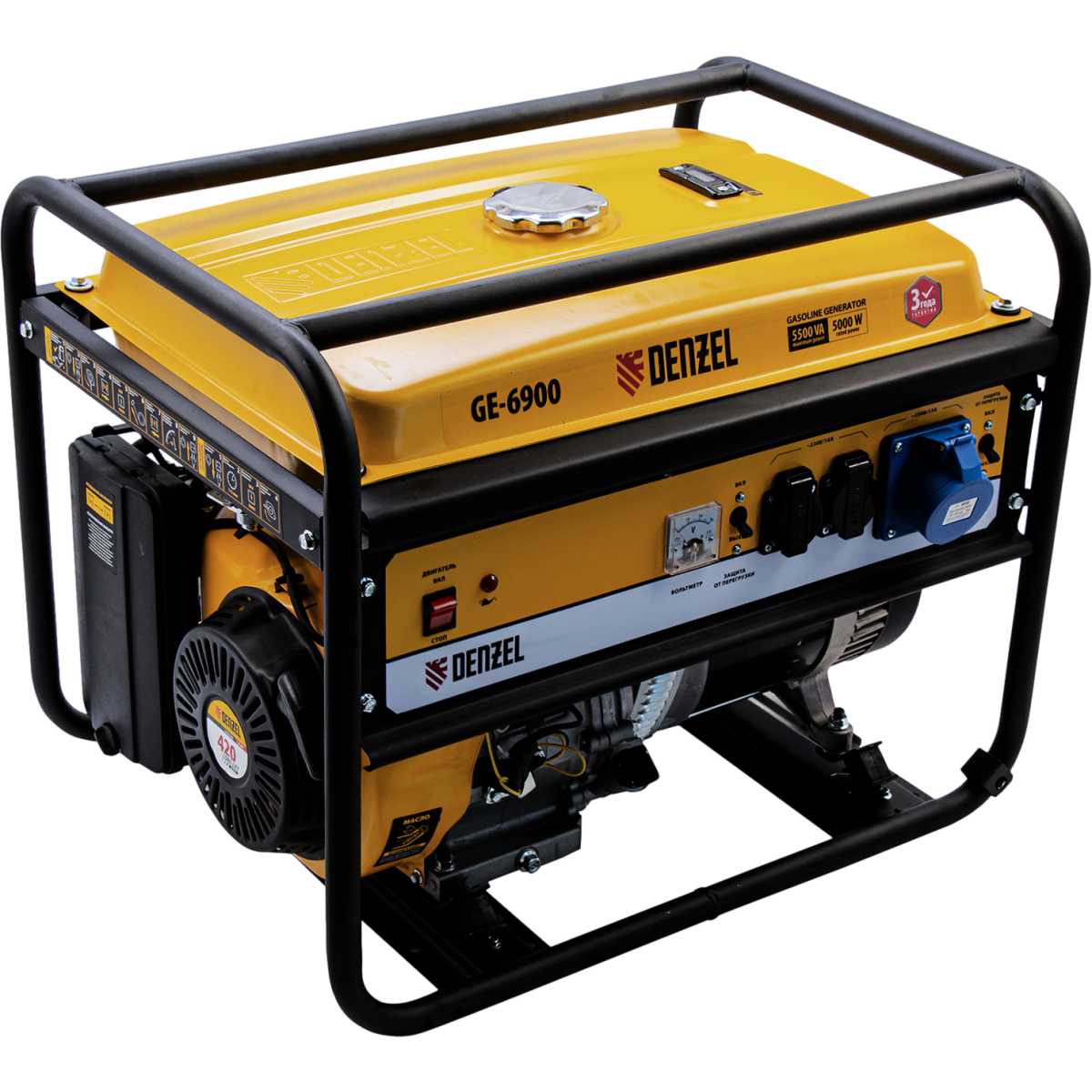 Генератор Denzel GE-6900 - 94637