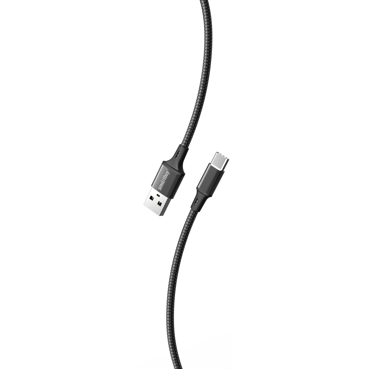 Кабель USB - USB Type-C, 1м, SmartBuy iK-3112-S14b Black