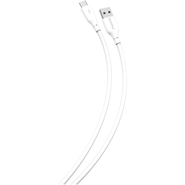Кабель USB - USB Type-C, 1м, SmartBuy iK-3112-S25w White