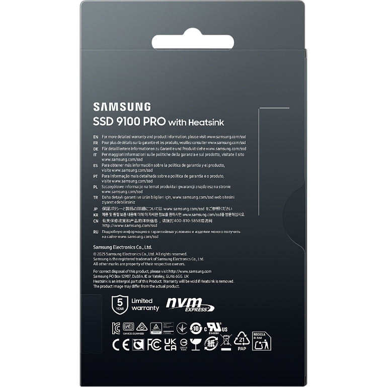 Накопитель SSD 2Tb Samsung 9100 PRO (MZ-VAP2T0CW) - фото 9