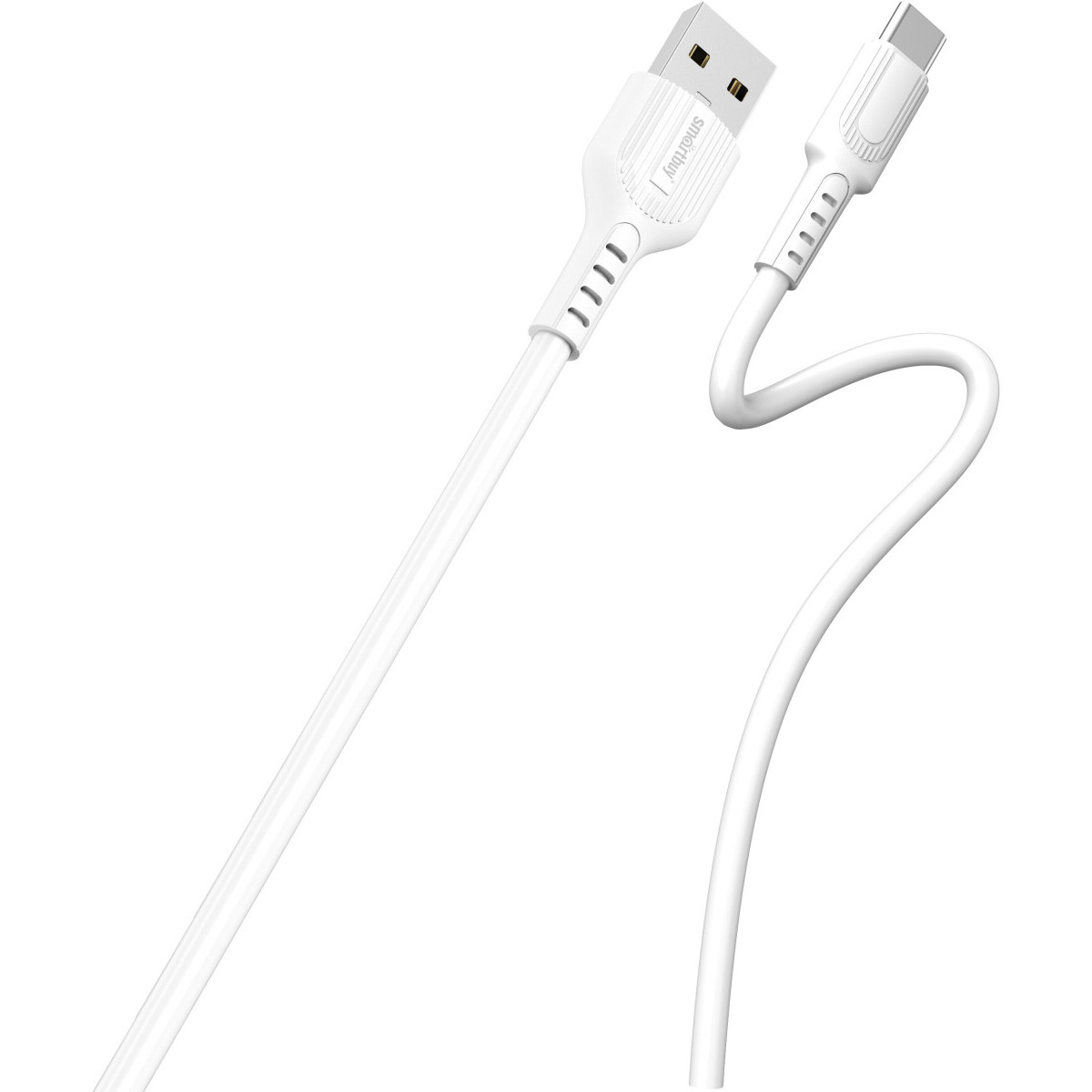 Кабель USB - USB Type-C, 1м, SmartBuy iK-3112-S33w White