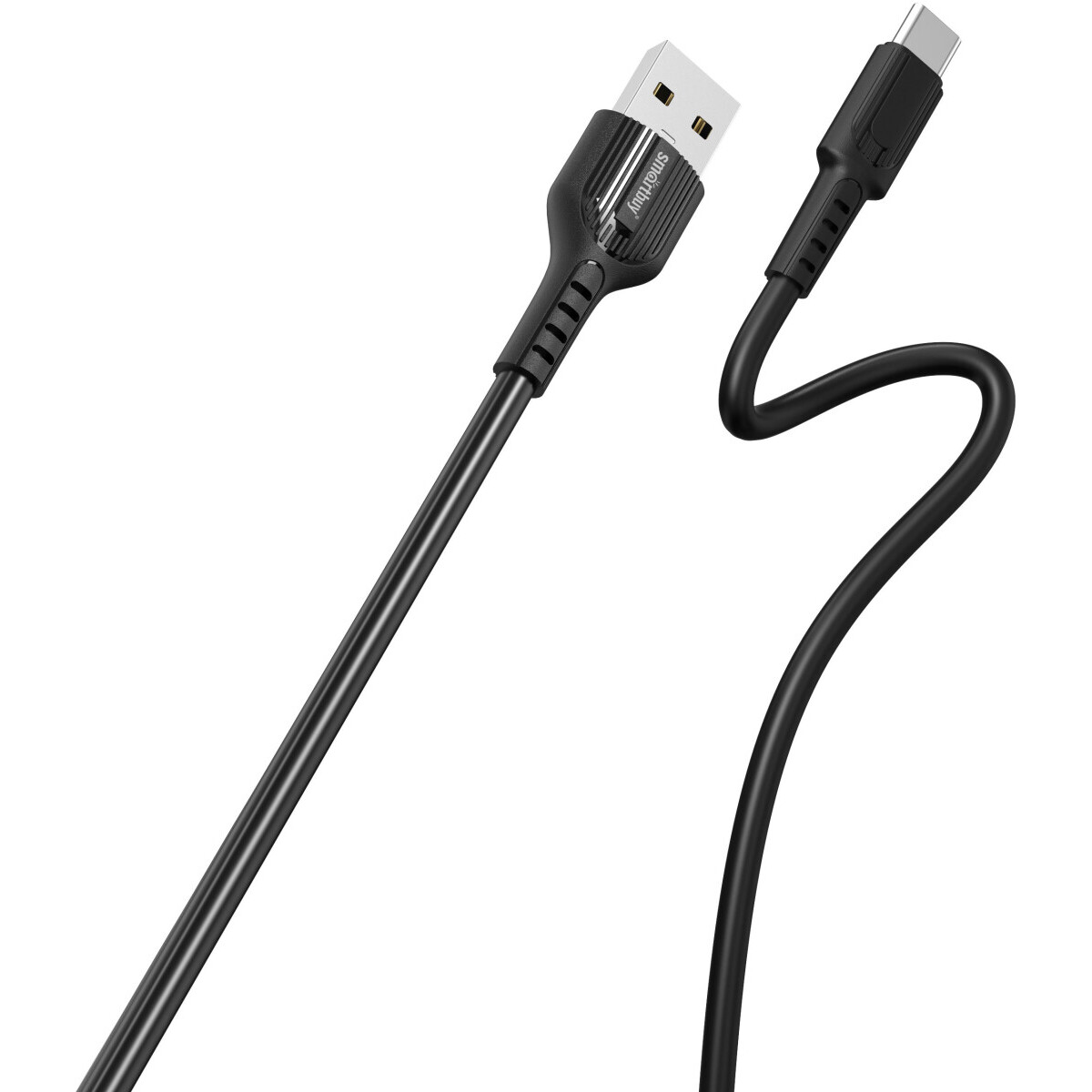 Кабель USB - USB Type-C, 1м, SmartBuy iK-3112-S33b Black