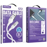Кабель USB - USB Type-C, 1м, SmartBuy iK-3112-S72w White