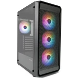 Корпус XASTRA A403 4FRGB Black (A403-4FC12F)