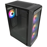 Корпус XASTRA A403 4FRGB Black (A403-4FC12F)