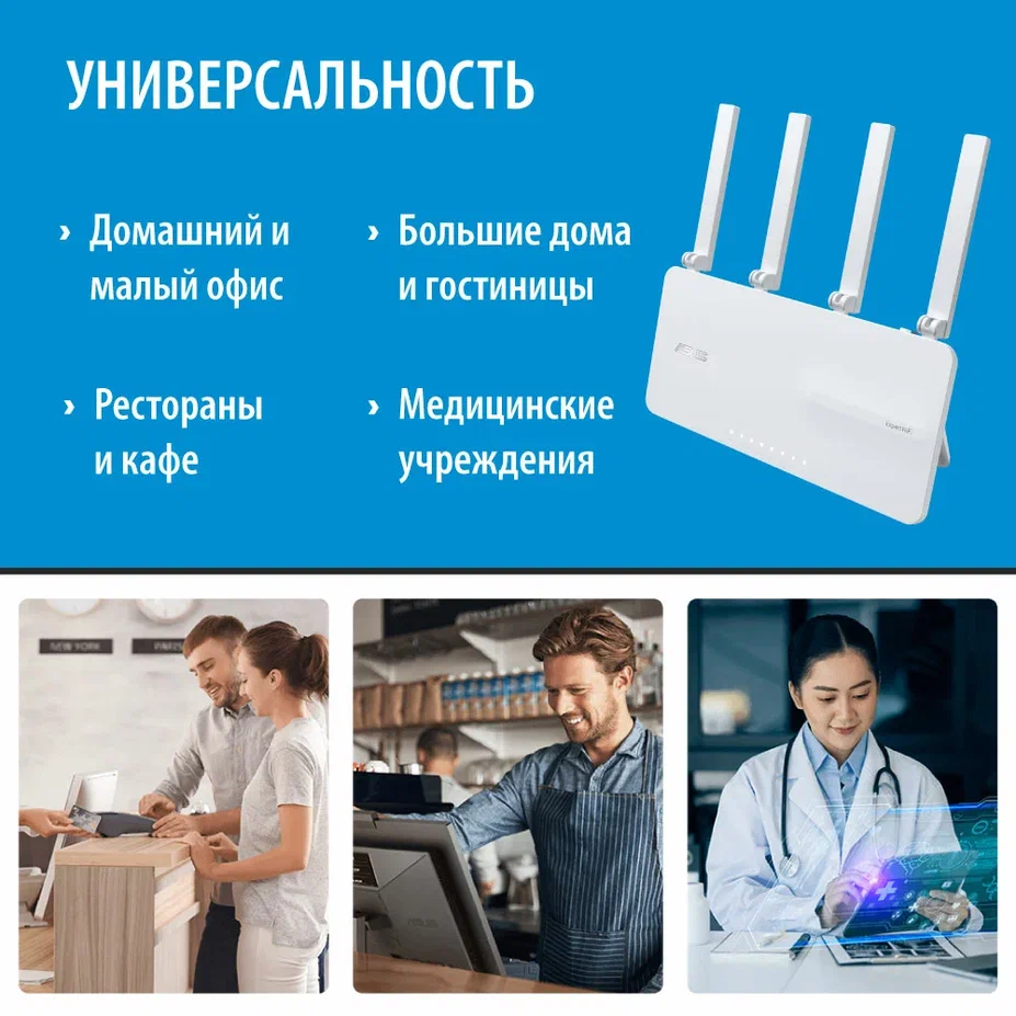 Wi-Fi маршрутизатор (роутер) ASUS ExpertWiFi EBR63 - фото 14