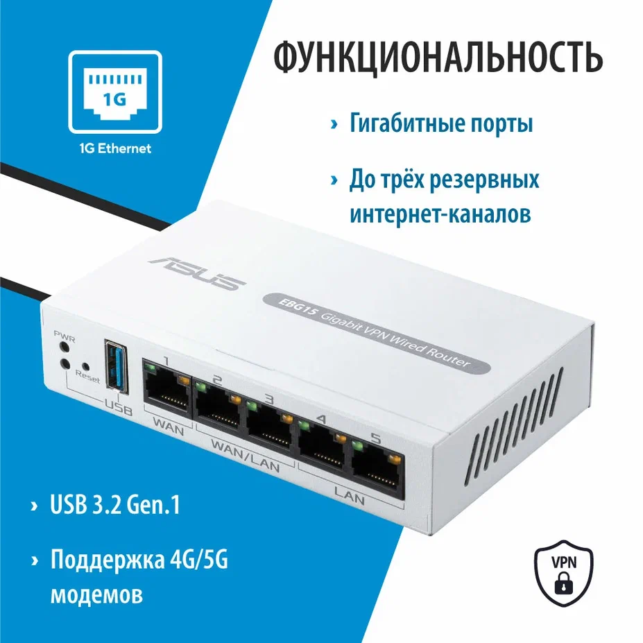 Маршрутизатор (роутер) ASUS ExpertWiFi EBG15 - фото 8