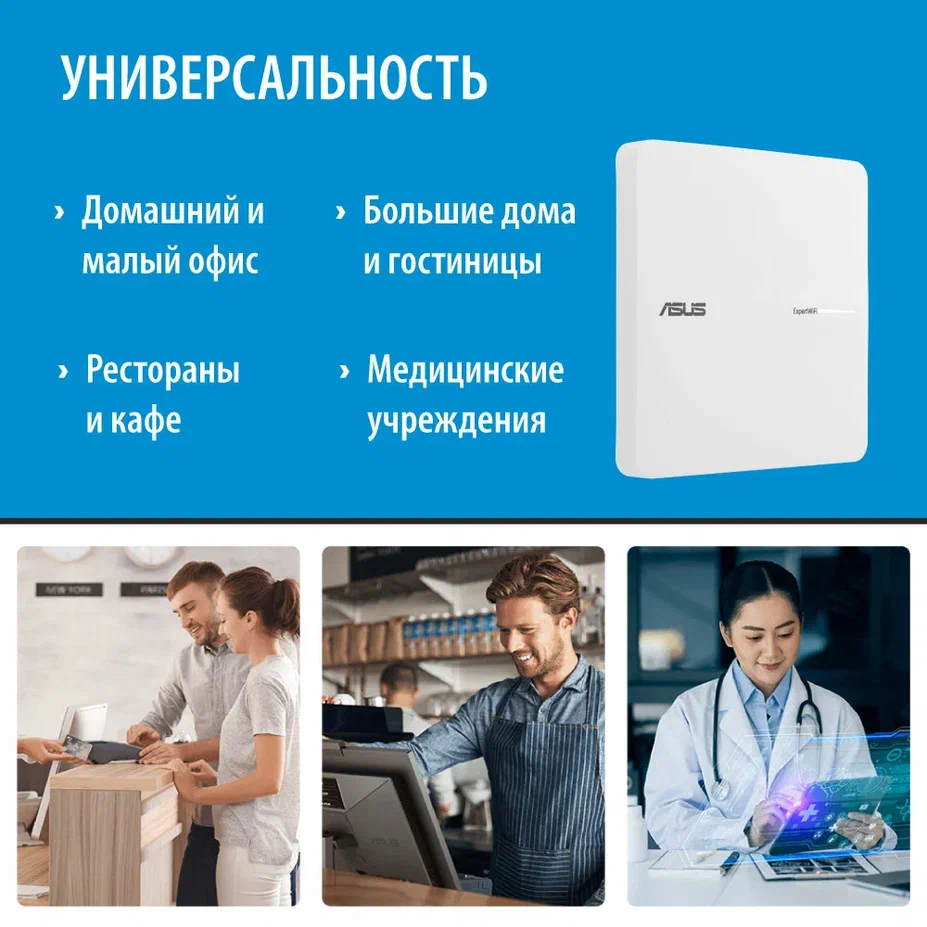 Wi-Fi точка доступа ASUS ExpertWiFi EBA63 - фото 13