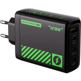 Сетевое зарядное устройство Move Speed AC120 Black/Green