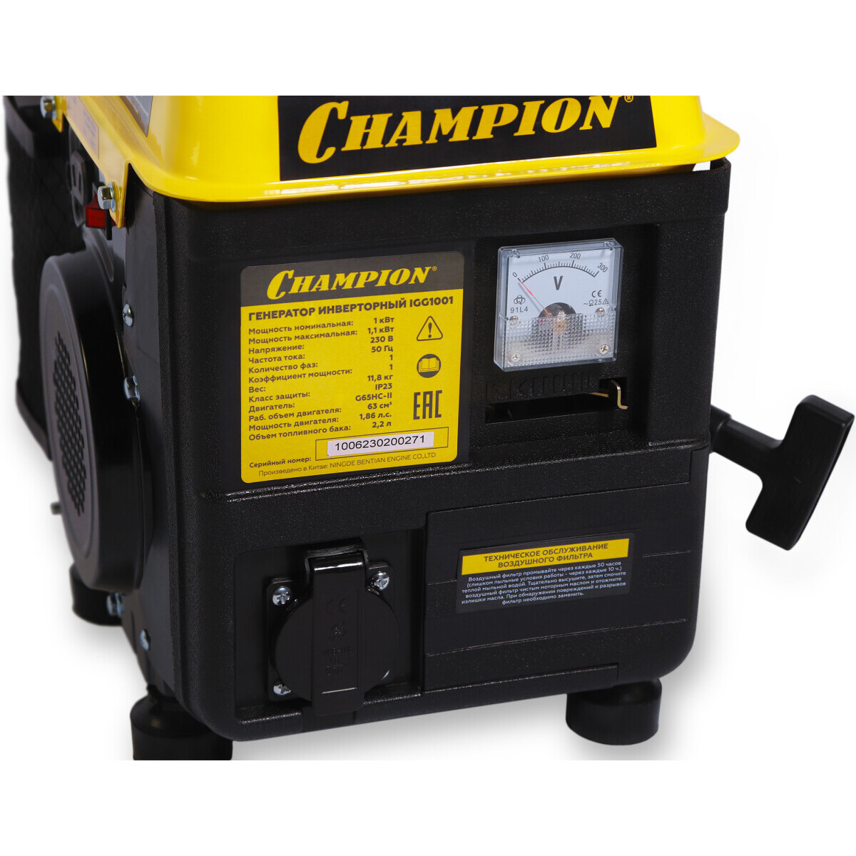 Генератор CHAMPION IGG1001 - фото 3