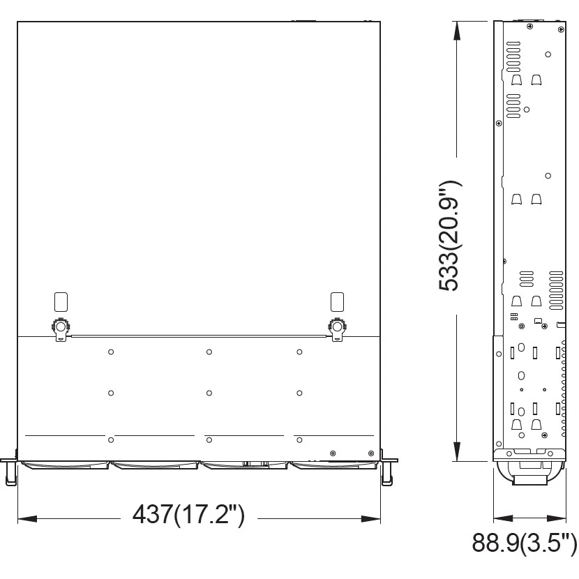 Серверный корпус Ablecom CS-R25-42P - фото 2