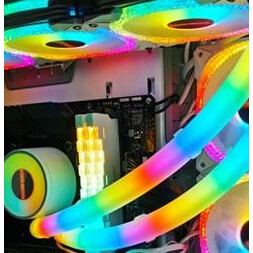 Светодиодная трубка Lamptron Water Cooled Tube ARGB Garb - LAMP-STC350 - фото 3