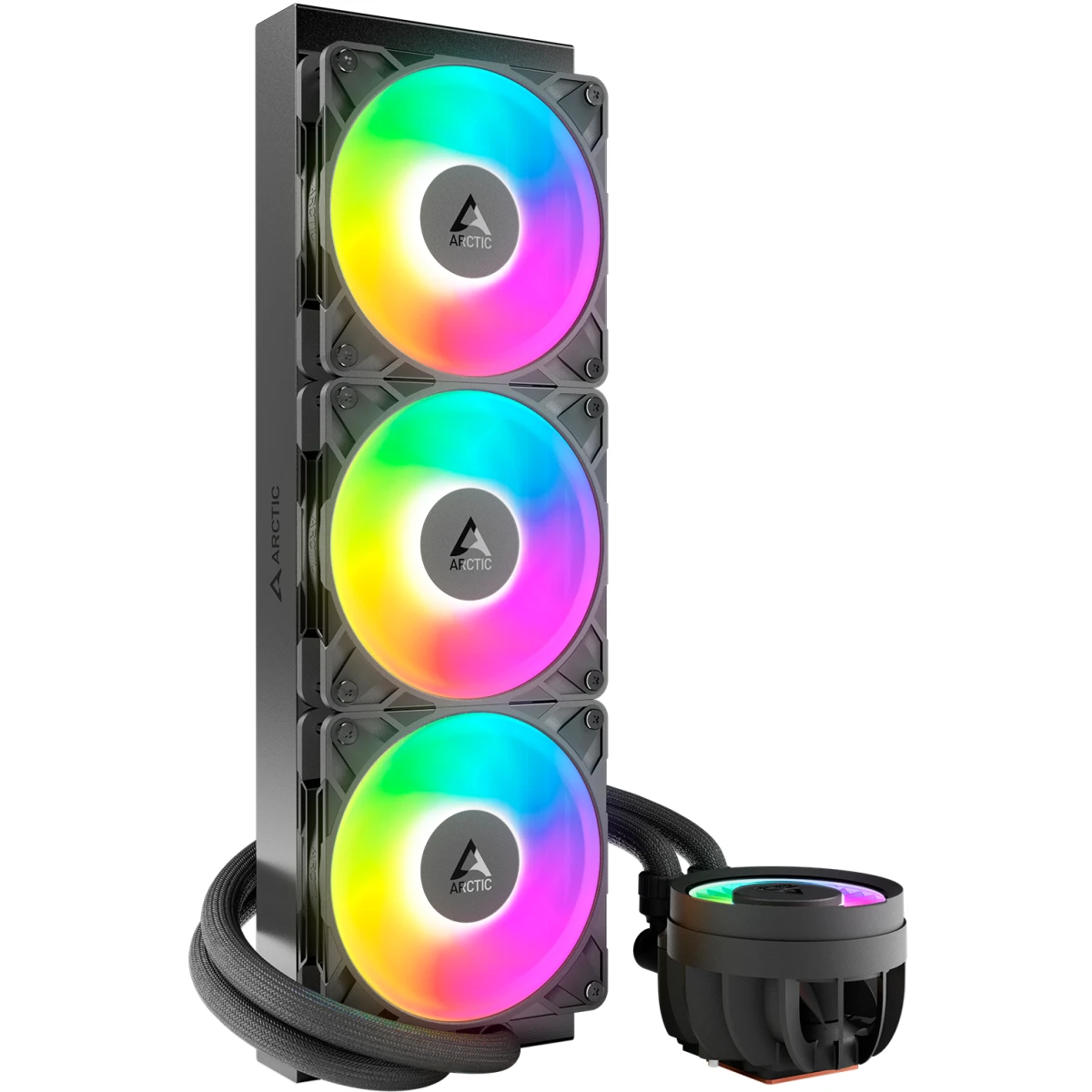 Система жидкостного охлаждения Arctic Liquid Freezer III Pro 360 ARGB Black - ACFRE00184A - фото 2