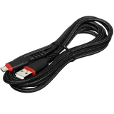 Кабель USB A (M) - microUSB B (M), 2м, HOCO X59 Victory Black (6931474794086)